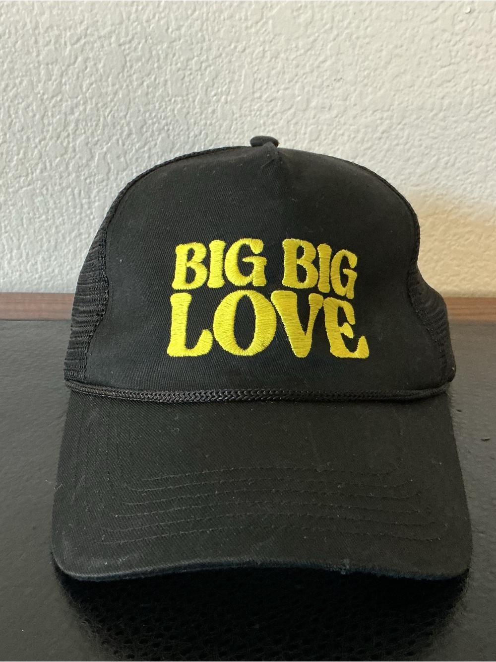 Michael Franti and Spearhead Big Big Love Black Snapback Trucker Hat One Size